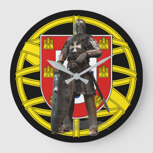 Portugiesische Muster Große Wanduhr