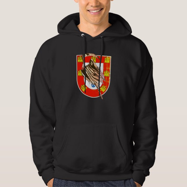 Portugiesische Muster Hoodie (Vorderseite)