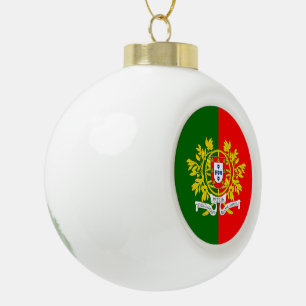Portugiesische Muster Keramik Kugel-Ornament