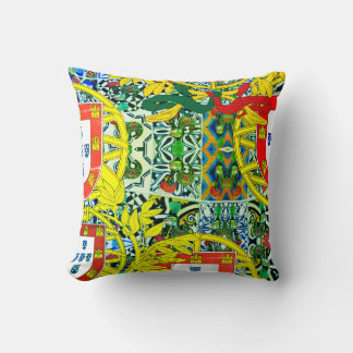 Portugiesische Muster Kissen