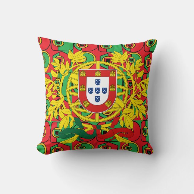 Portugiesische Muster Kissen (Vorderseite)