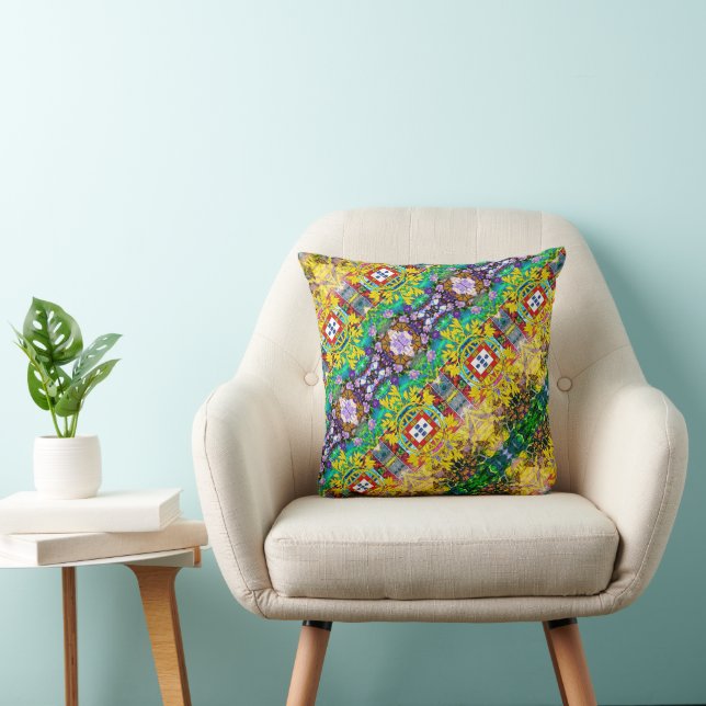 Portugiesische Muster Kissen (Stuhl )