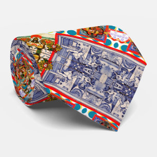 Portugiesische Muster Krawatte