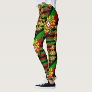 Portugiesische Muster Leggings