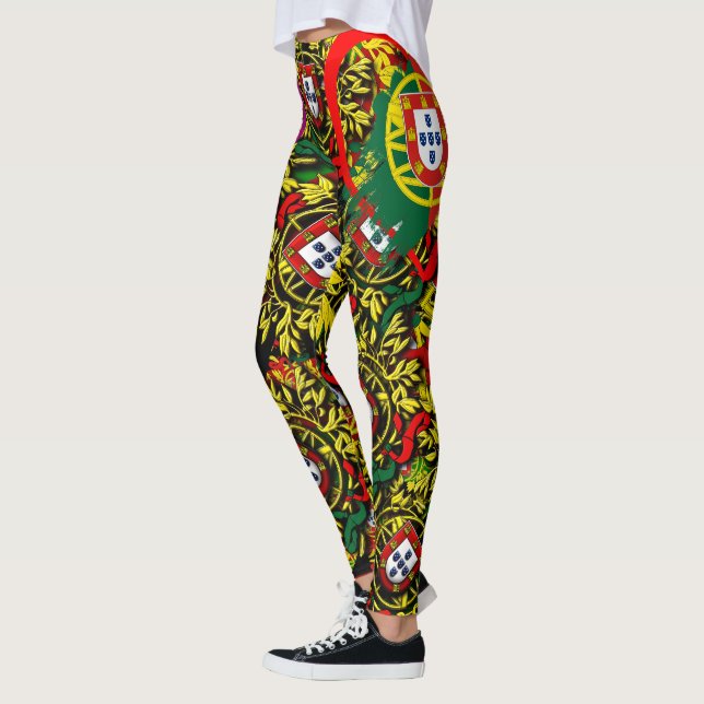 Portugiesische Muster Leggings (Links)