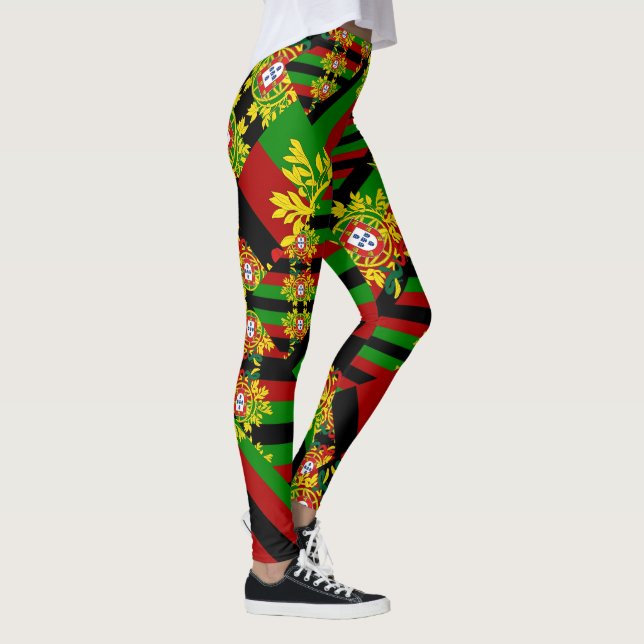 Portugiesische Muster Leggings (Rechts)
