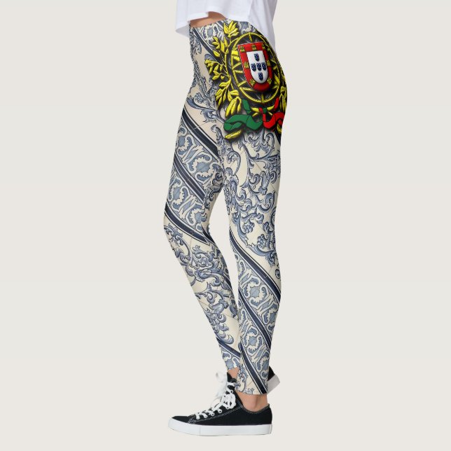 Portugiesische Muster Leggings (Links)