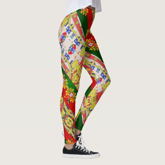 Portugiesische Muster Leggings (Rechts)