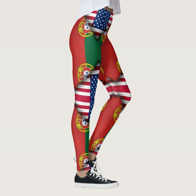 Portugiesische Muster Leggings (Rechts)