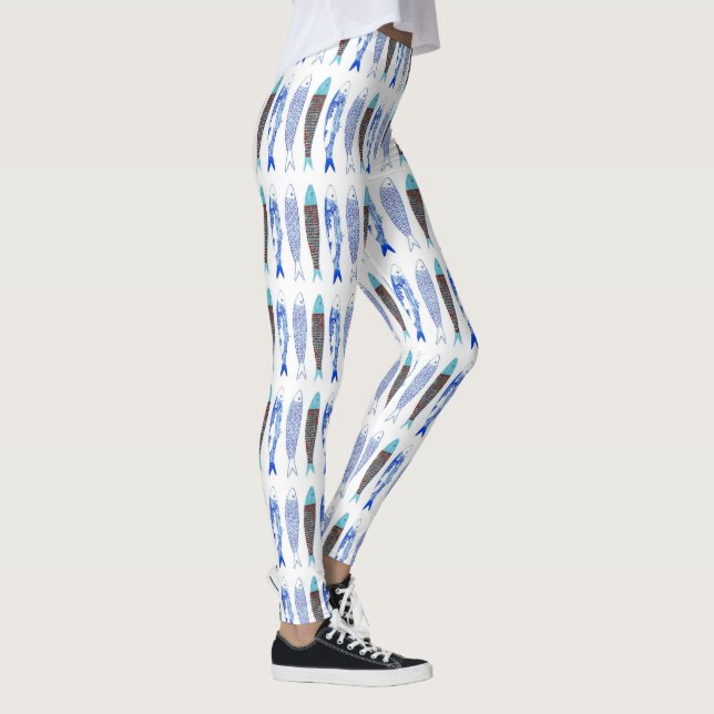 Portugiesische Muster Leggings (Rechts)