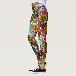 Portugiesische Muster Leggings