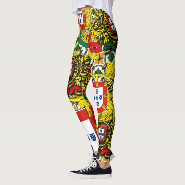 Portugiesische Muster Leggings (Links)