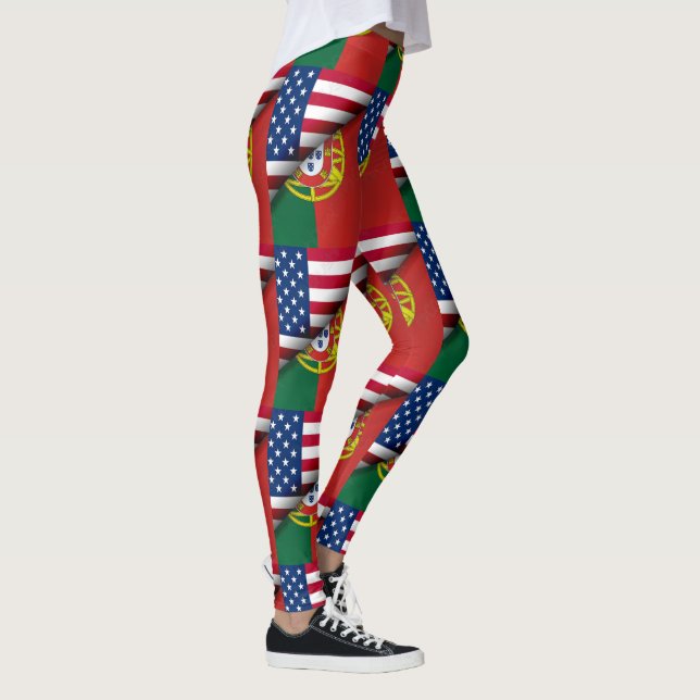Portugiesische Muster Leggings (Rechts)