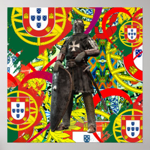 Portugiesische Muster Poster