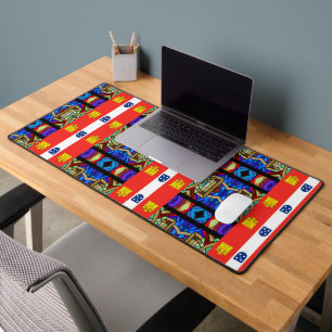 Portugiesische Muster Schreibtischunterlage