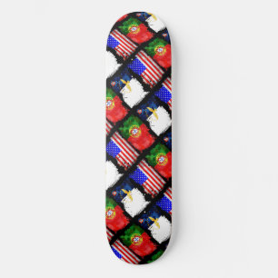 Portugiesische Muster Skateboard