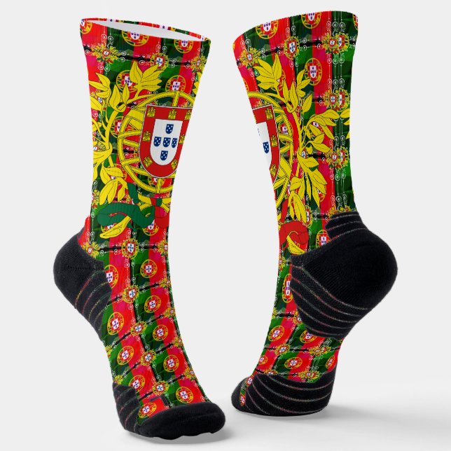 Portugiesische Muster Socken (Gewinkelt)