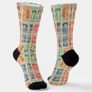 Portugiesische Muster Socken