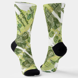 Portugiesische Muster Socken