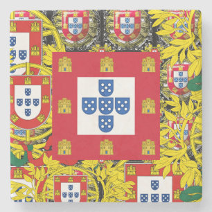 Portugiesische Muster Steinuntersetzer