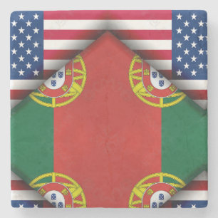 Portugiesische Muster Steinuntersetzer