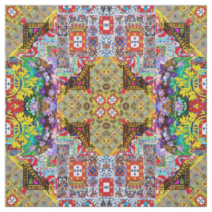 Portugiesische Muster Stoff