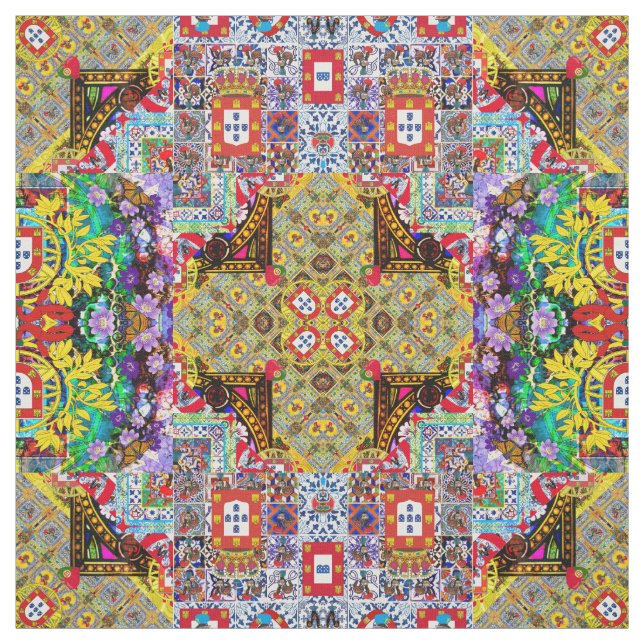 Portugiesische Muster Stoff (Muster)