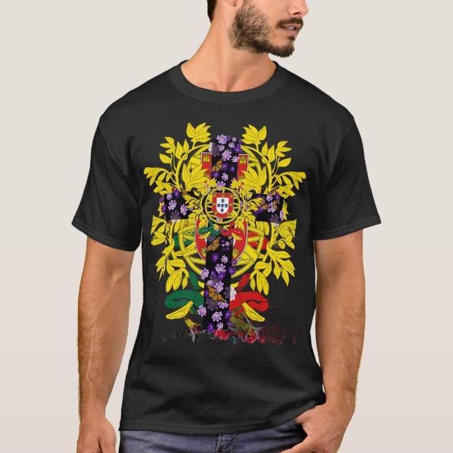 Portugiesische Muster T-Shirt (Vorderseite)