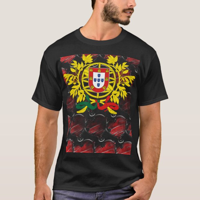 Portugiesische Muster T-Shirt (Vorderseite)