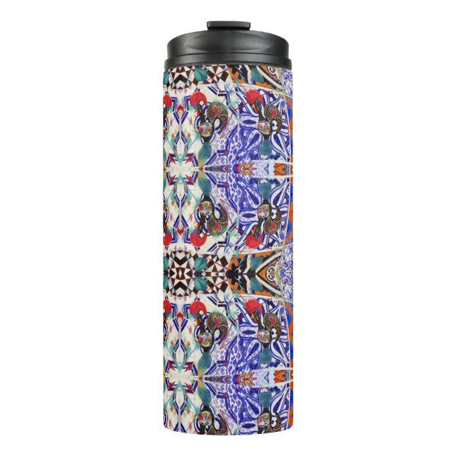 Portugiesische Muster Thermosbecher (Vorderseite)