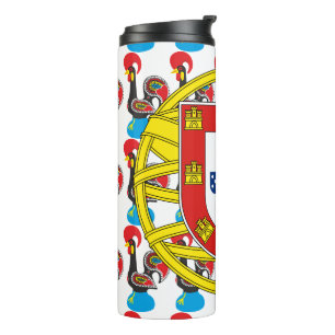 Portugiesische Muster Thermosbecher