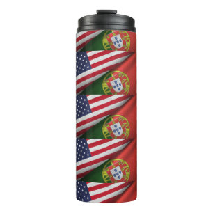 Portugiesische Muster Thermosbecher