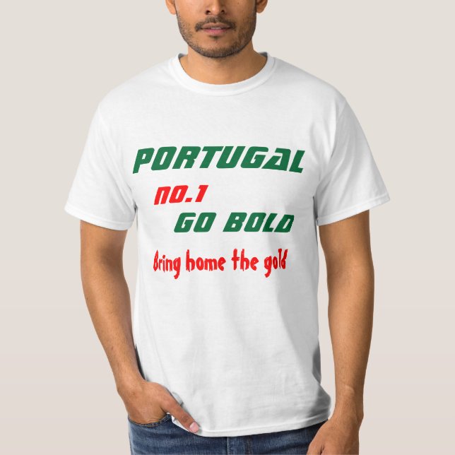 Portugiesische Olympia T - Shirt (Vorderseite)