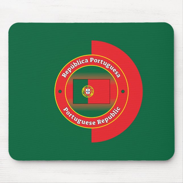 Portugiesische Republik Mousepad (Vorne)