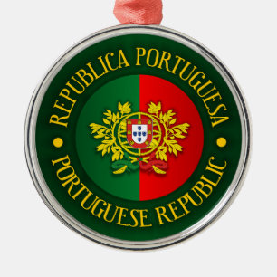 Portugiesische Republik Ornament Aus Metall