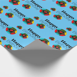 Portugiesische Roosterfarben Geschenkpapier