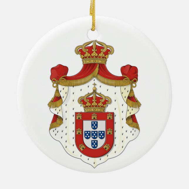 Portugiesische Royal Coat of Arms Ornament (Hinten)