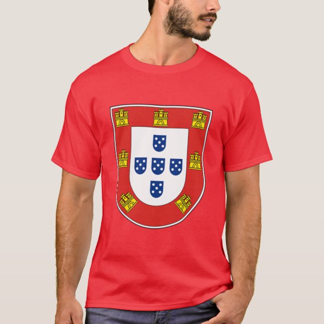 Portugiesische Schutzschild T-Shirt (Vorderseite)