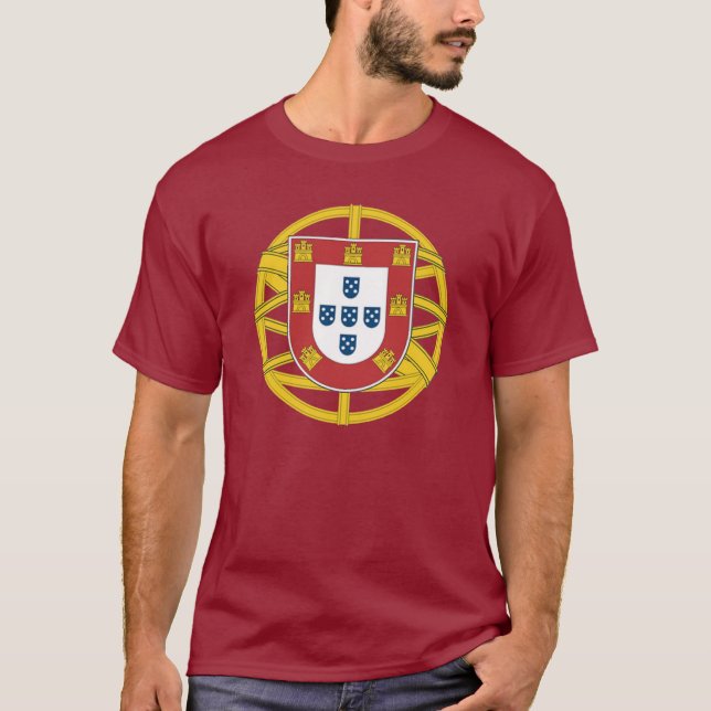 Portugiesische Schutzschild T-Shirt (Vorderseite)