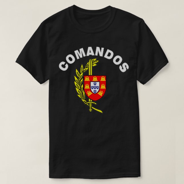 Portugiesische Sonderaktion Comandos Tshirt (Design vorne)