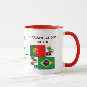 Portugiesische SprachweltTasse Tasse
