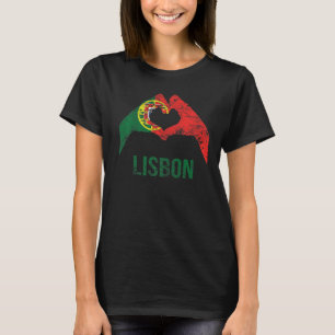 Portugiesische Stadt Liebe Vintag Portugiesische F T-Shirt