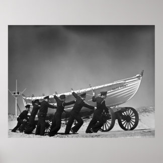 Portugiesische SurfbootCrew: 1942 Poster