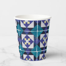 Portugiesische Tiles - Azulejo Diamond Geometric