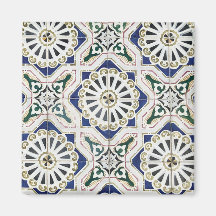 Portugiesische Tiles - Azulejo - farbenfrohe Geome