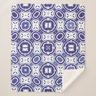 Portugiesische Vintage Azulejo-Fliesen. Minimale B Sherpadecke