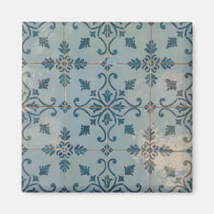 Portugiesische Vintage-Mosaiken Magnet