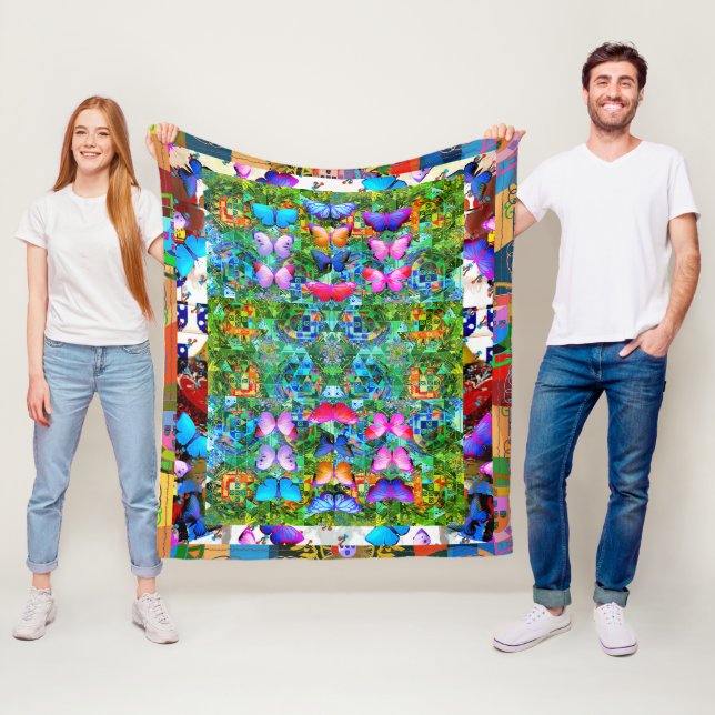Portugiesische Volkskunst Fleece Blanket (Beispiel)