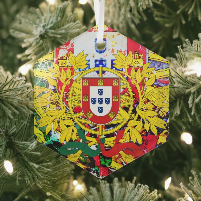 portugiesische Volkskunst-Keramik Ornament Aus Glas (Insitu)