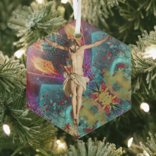 Portugiesische Volkskunst Ornament Aus Glas